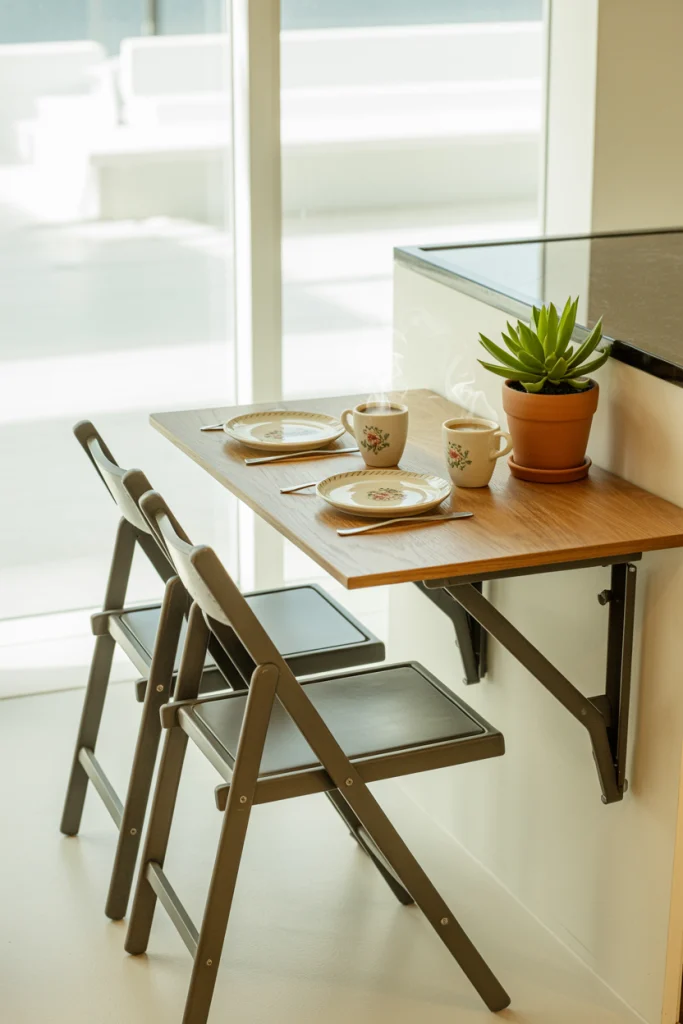 Try a Fold-Down Table