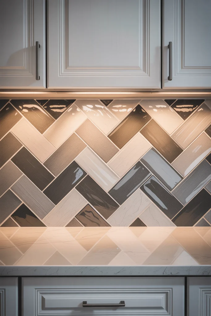 Try a Herringbone Layout for a Subtle Twist