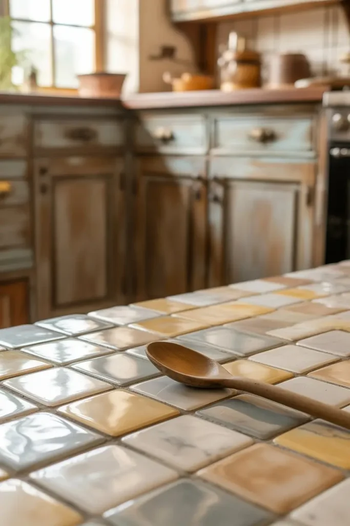 Tumbled Marble for a Worn-In, Earthy Feel