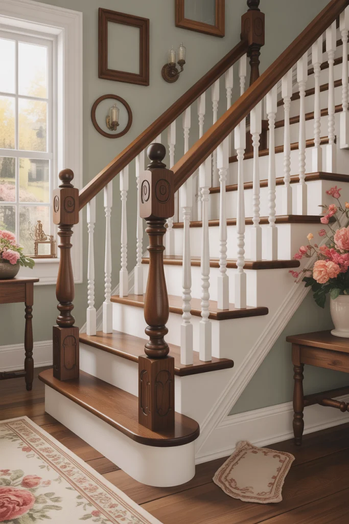 Turned Wood Spindles with a Vintage Feel