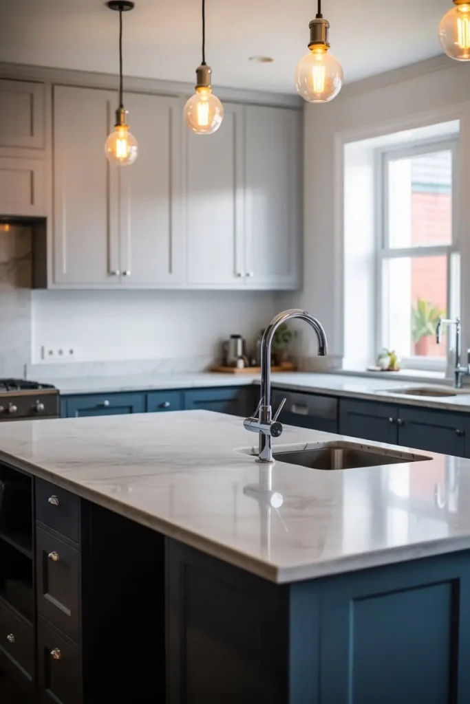 Two-Tone Kitchens for Visual Balance