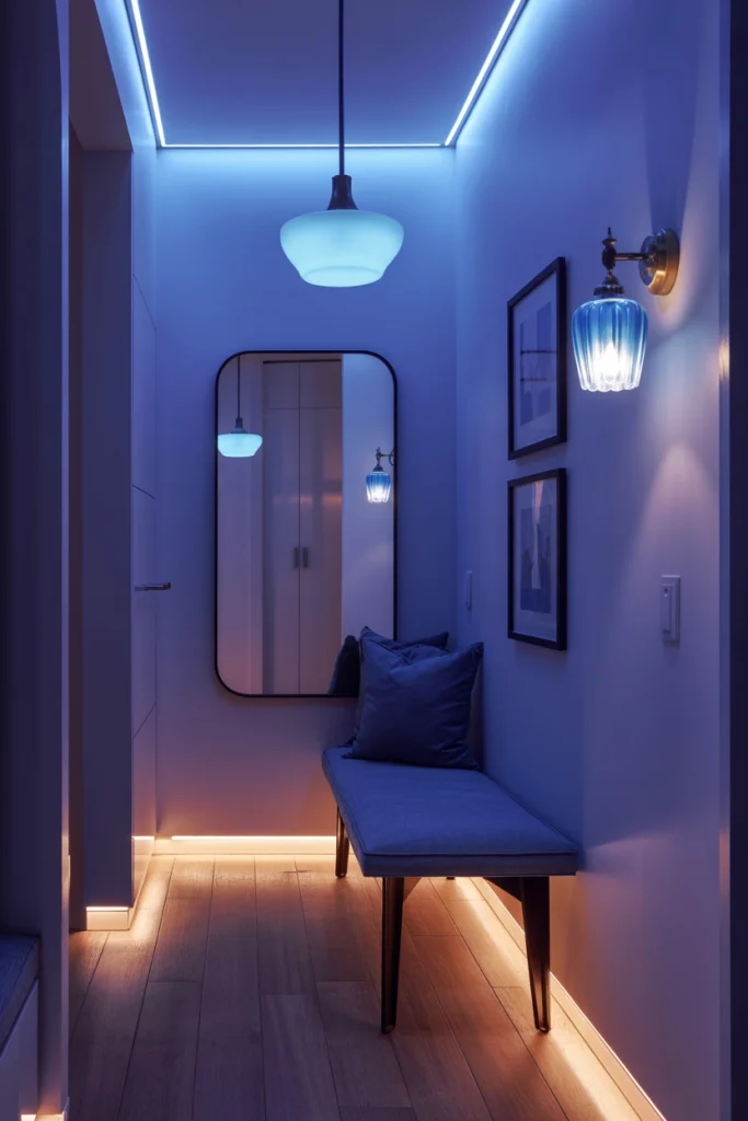 Use Blue Lighting for a Glow