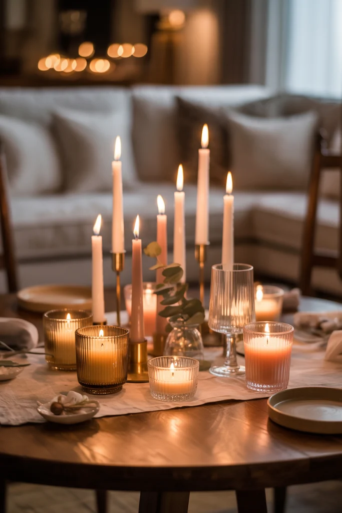 Use Candles to Set the Mood