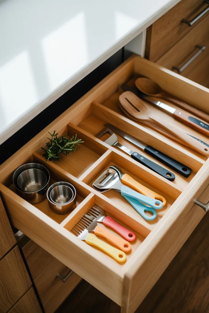 Use Drawer Dividers for Small Items
