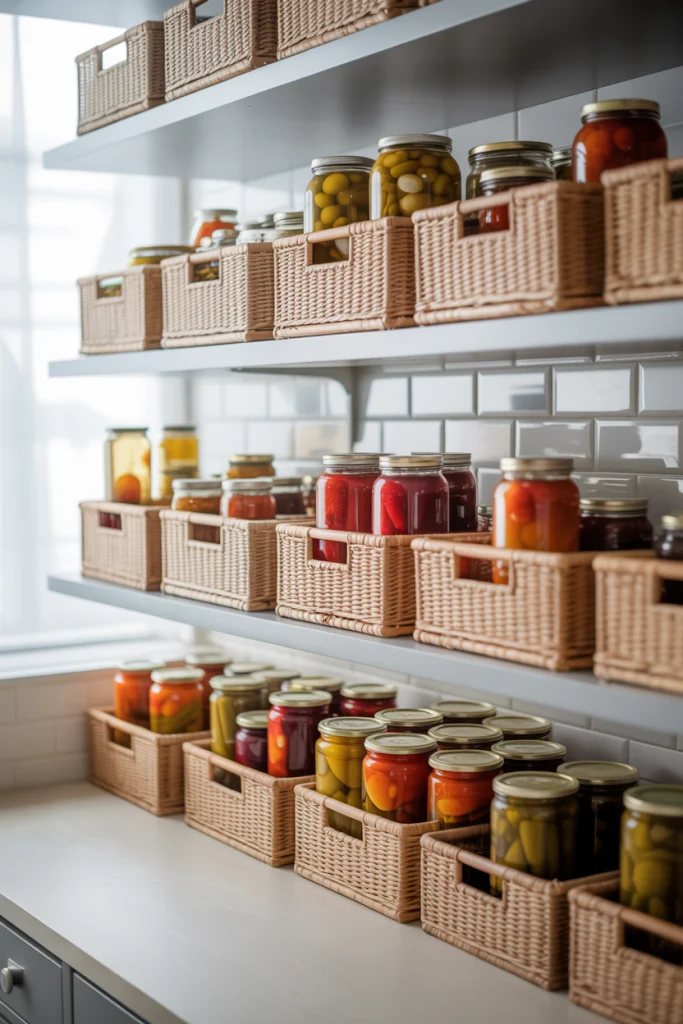 Use Open-Front Storage Bins for Easy Access