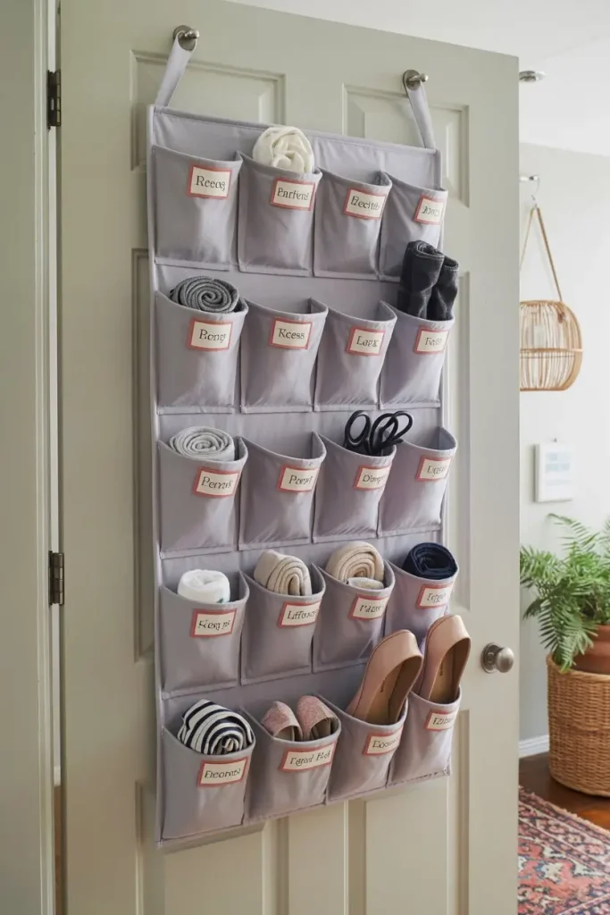 Use Over-the-Door Storage Organizers