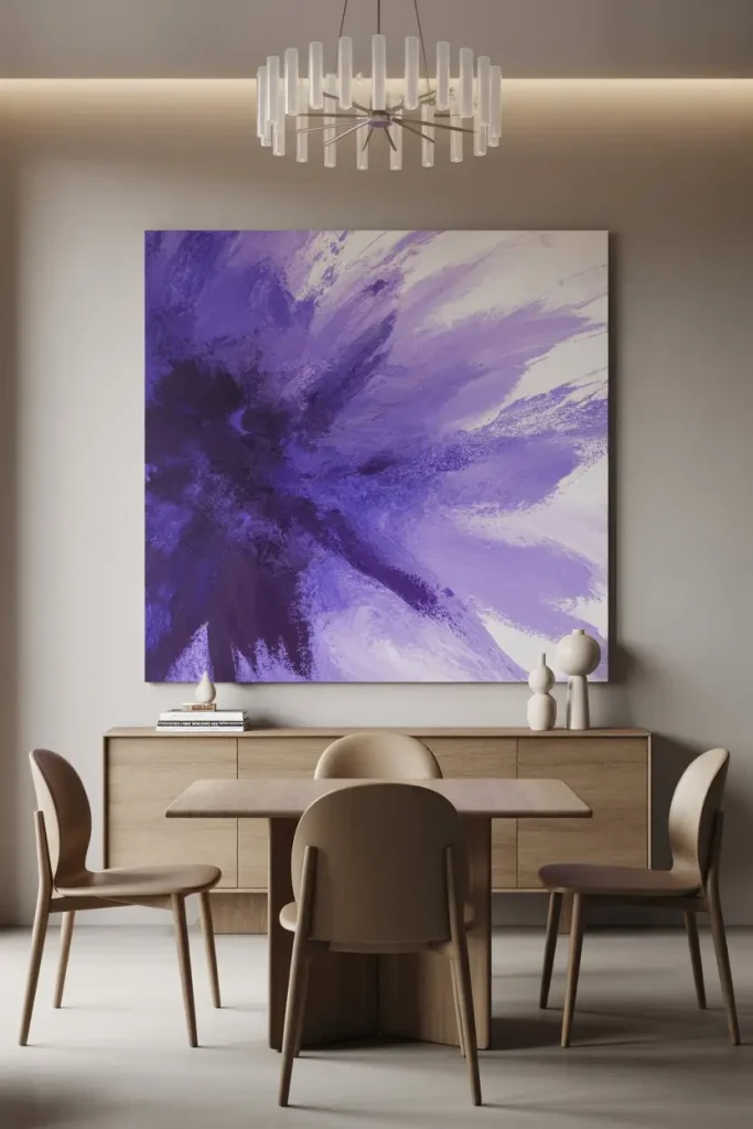 Use Purple Art as a Statement