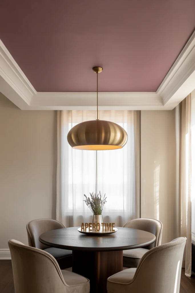 Use Purple Ceilings for a Surprise Twist