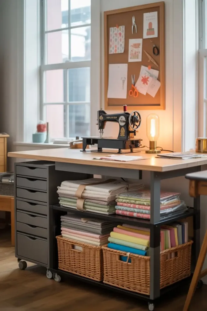 Use Under-Desk Storage