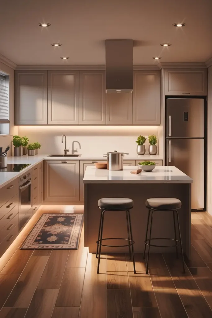 Use warm floors for comfort and style
