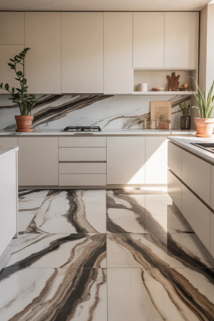 Veined Marble That Adds Natural Movement