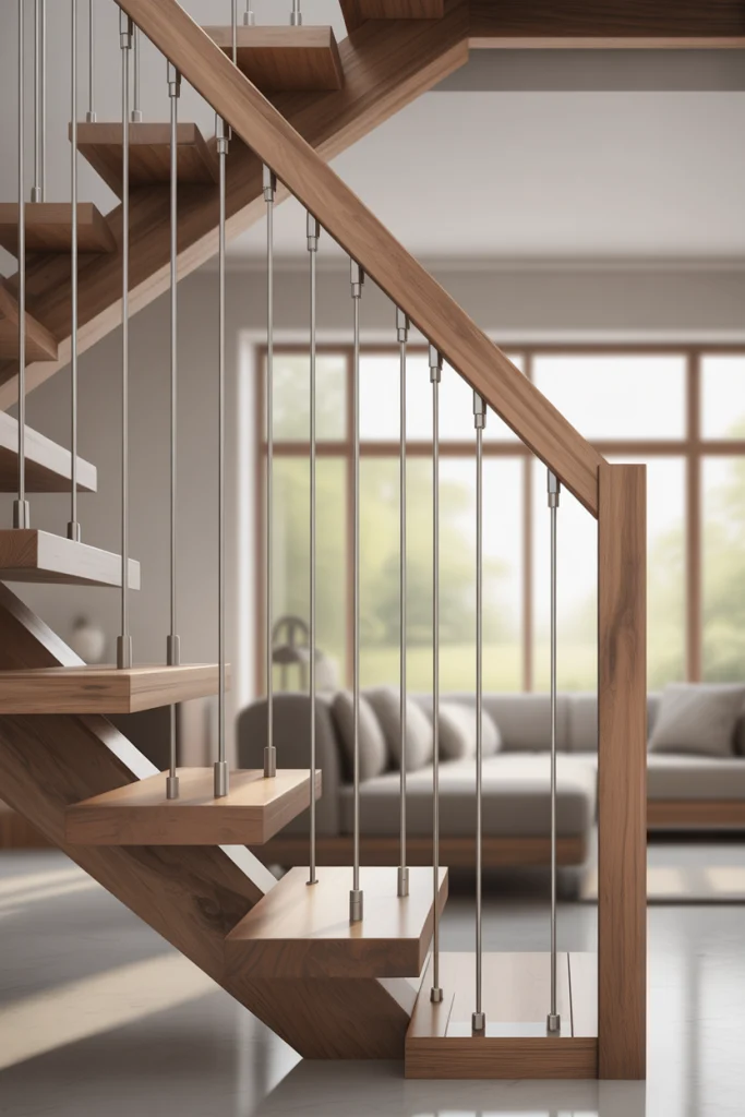 Vertical Cable Lines for a Sleek Finish
