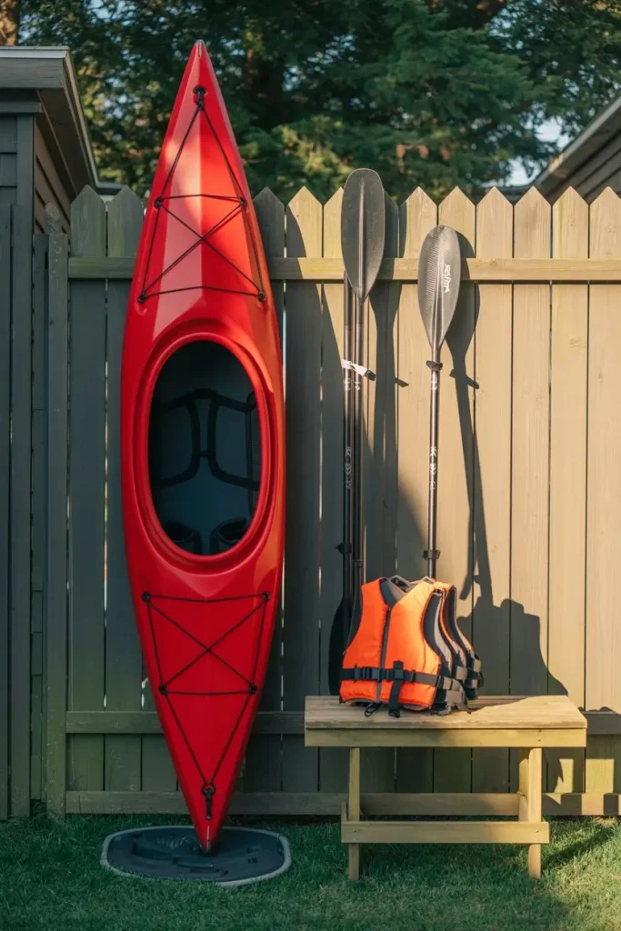 Vertical Kayak Storage
