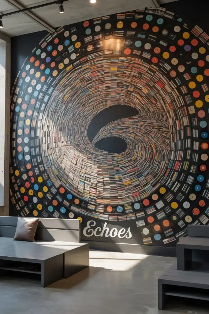 Vinyl Record Murals