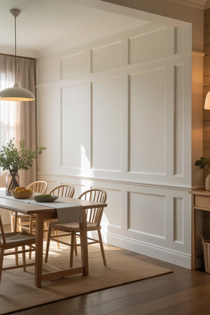 White Panels for a Bright Clean Look