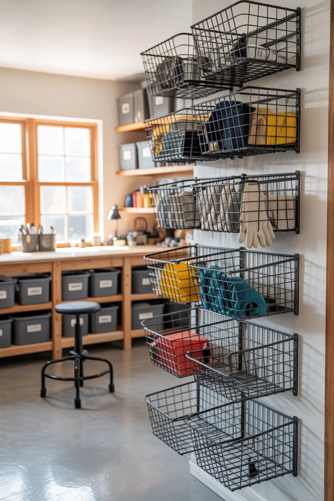 Wire Basket Storage