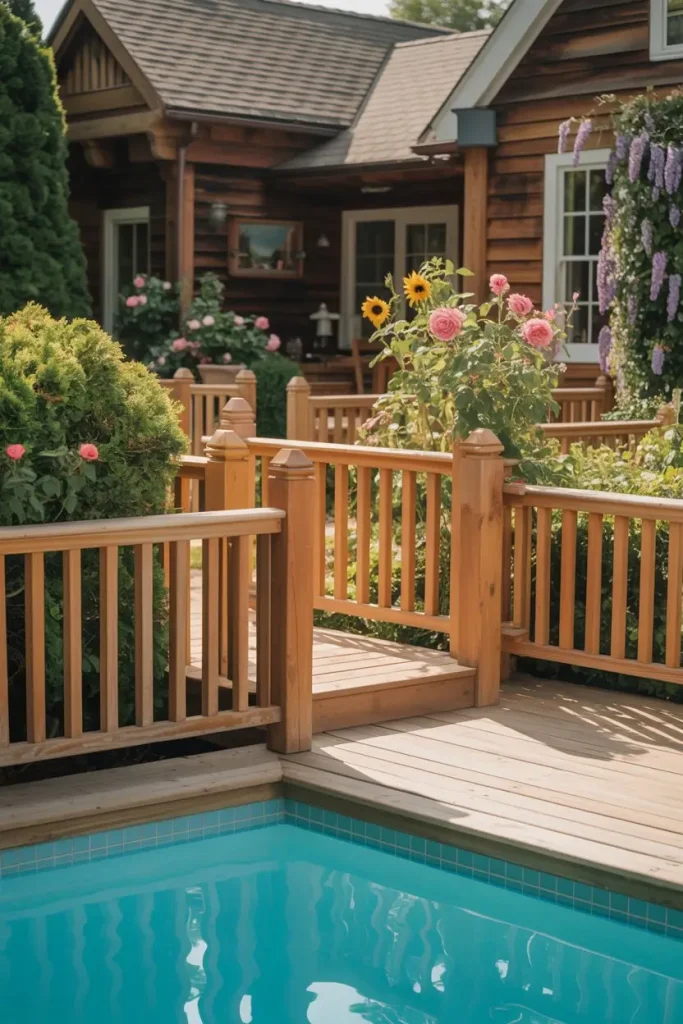 Wood Railings for Warmth and Tradition