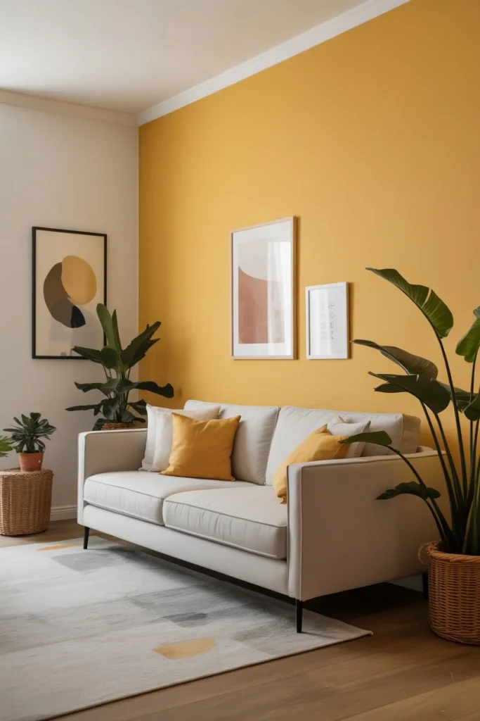 Yellow Accent Walls That Don’t Overpower