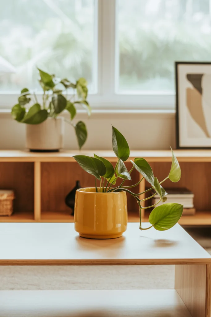 Yellow Plants and Planters