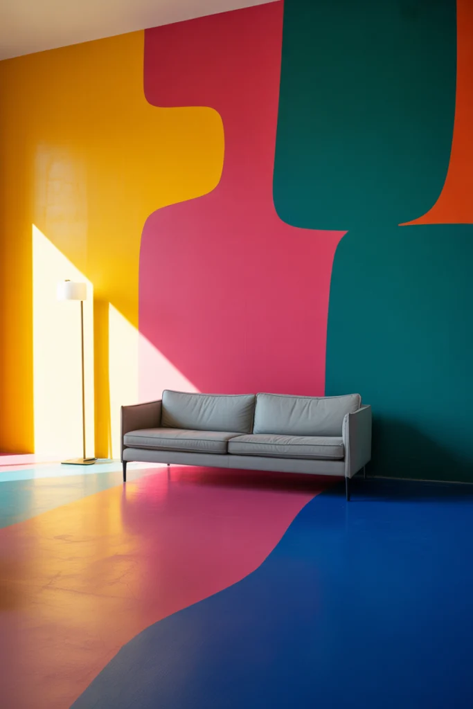 1 Funky Color Blocking for High Energy