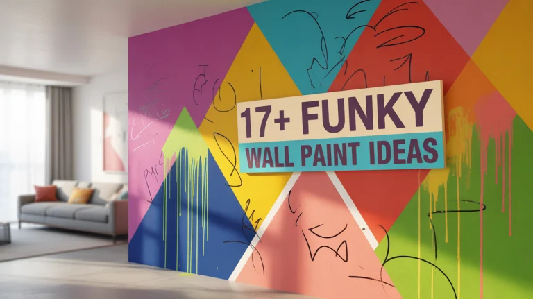17+ Funky Wall Paint Ideas | Bold and Creative Wall Designs