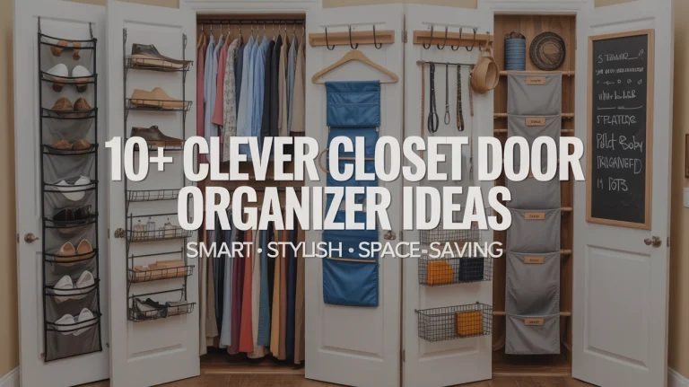 10+ Clever Closet Door Organizer Ideas