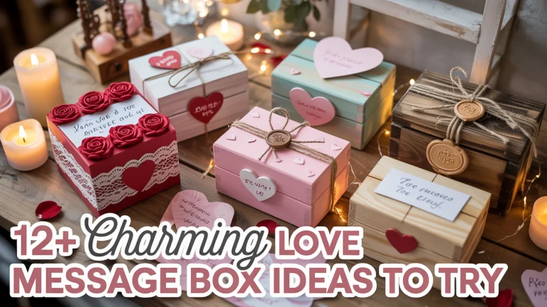 12+ Charming Love Message Box Ideas to Try
