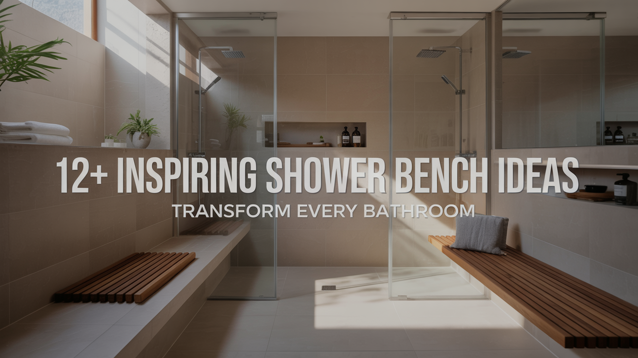 12+ Inspiring Shower Bench Ideas That Transform Every Bathroom