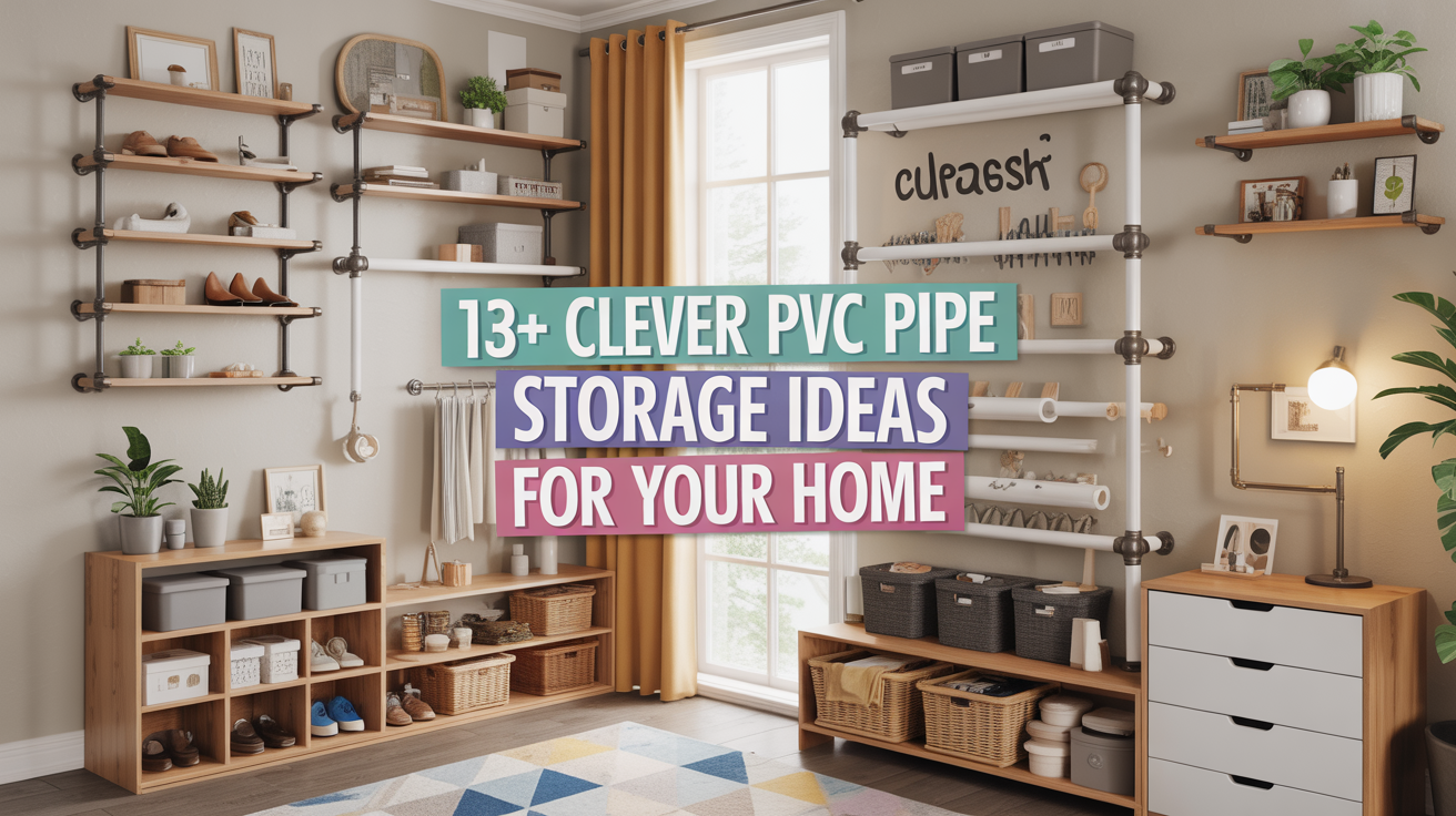 13 Clever PVC Pipe Storage Ideas for Your Home