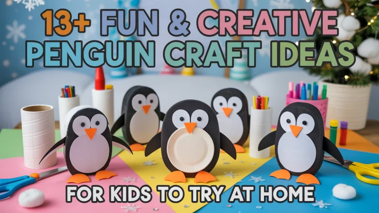 13+ Fun and Creative Penguin Craft Ideas for Kids to Try at Home