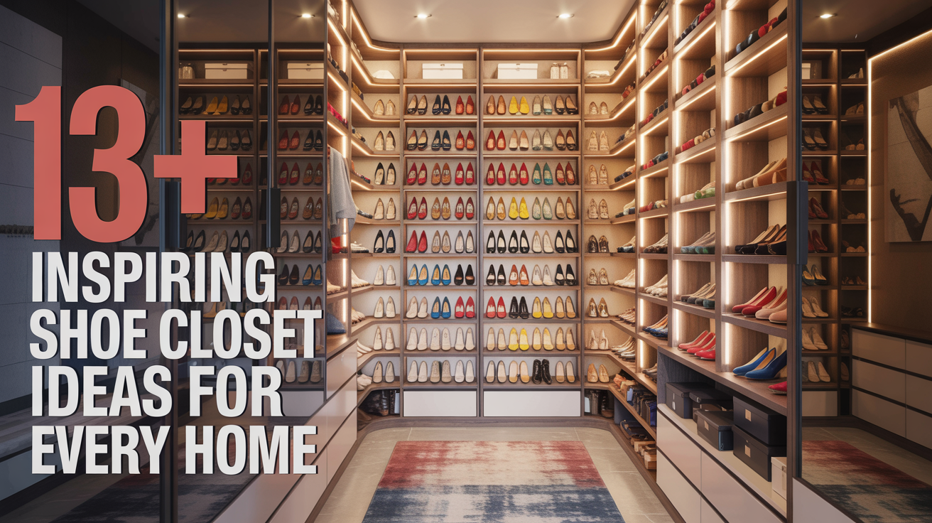 13+ Inspiring Shoe Closet Ideas for Every Home