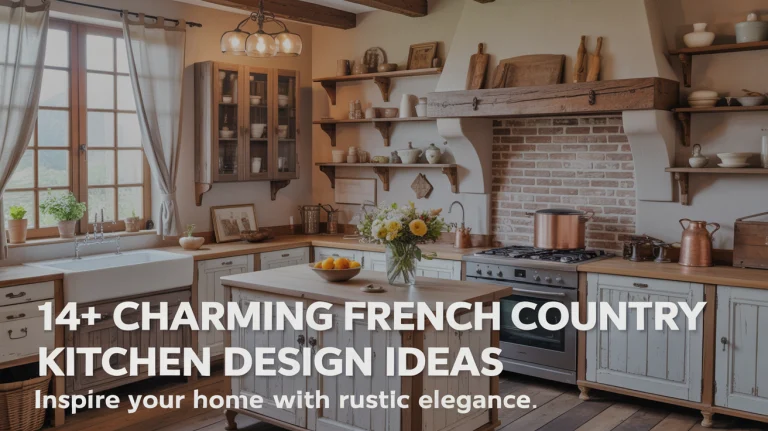 14+ Charming French Country Kitchen Design Ideas to Inspire Your Home