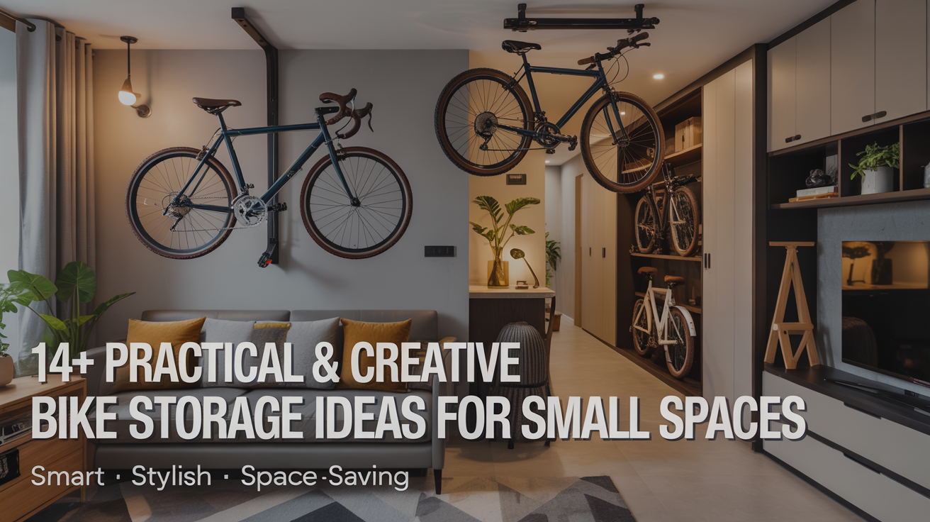 14+ Clever Bike Storage Ideas for Small Spaces