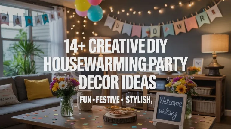 14+ Creative DIY Housewarming Party Decor Ideas That Wow Every Guest