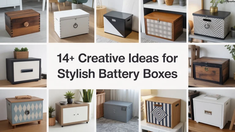 14+ Creative Ideas for Stylish Battery Boxes