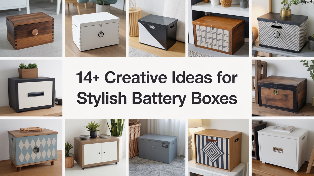 14+ Creative Ideas for Stylish Battery Boxes