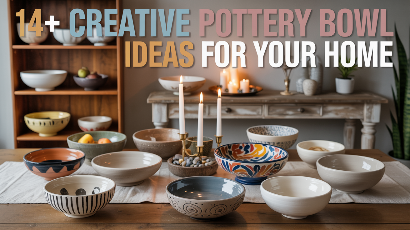 14+ Creative Pottery Bowl Ideas for Your Home