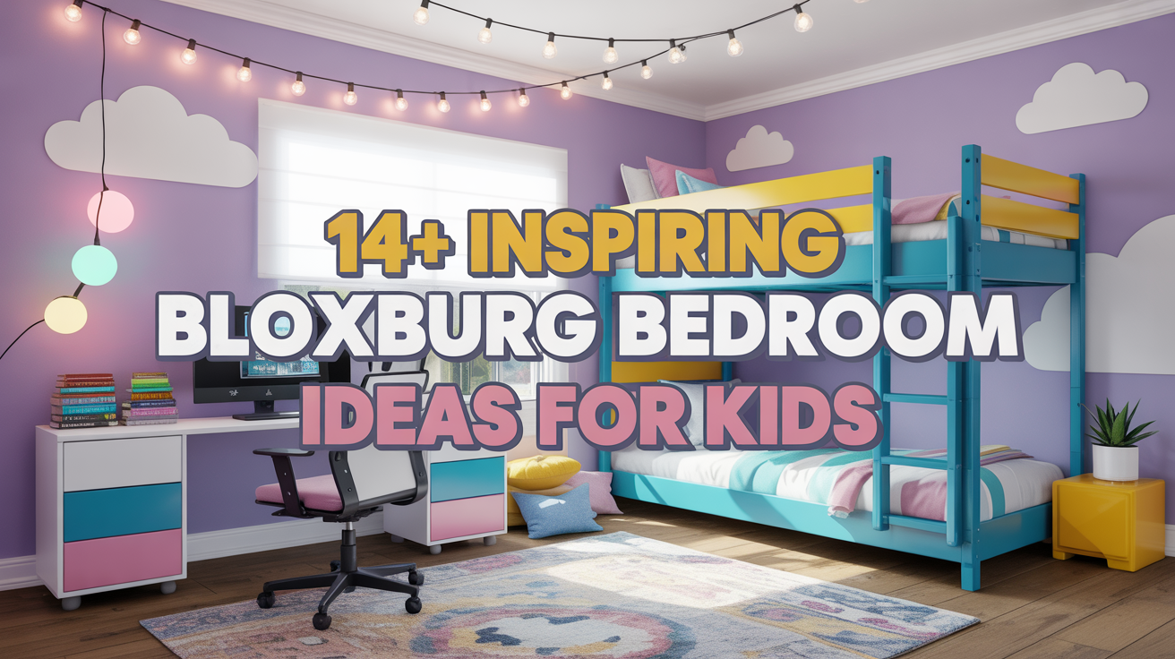 14+ Inspiring Bloxburg Bedroom Ideas for Kids