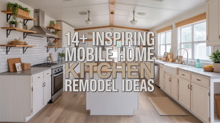 14+ Inspiring Mobile Home Kitchen Remodel Ideas