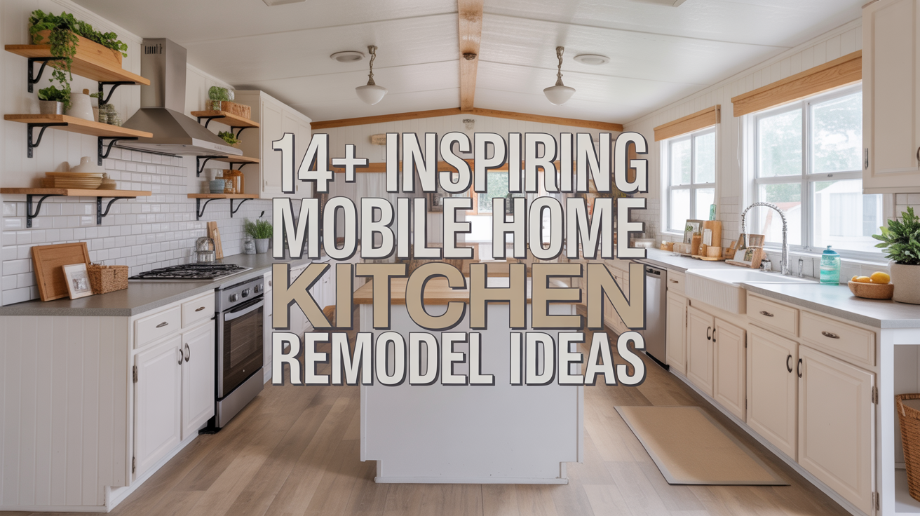 14+ Inspiring Mobile Home Kitchen Remodel Ideas