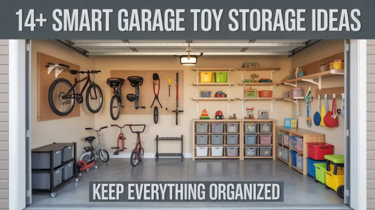 14+ Smart Garage Toy Storage Ideas to Keep Everything Organized