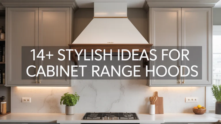 14+ Stylish Ideas for Cabinet Range Hoods