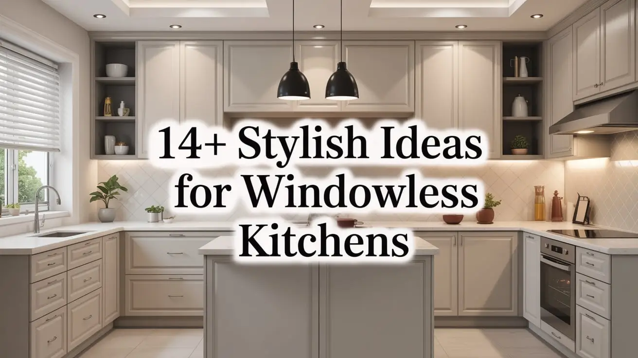 14+ Stylish Ideas for Windowless Kitchens