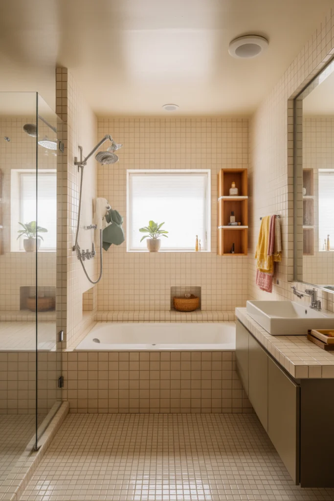Align the Tub Parallel to the Entry Door