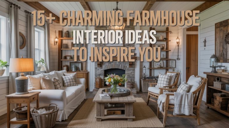 15+ Charming Farmhouse Interior Ideas to Inspire You