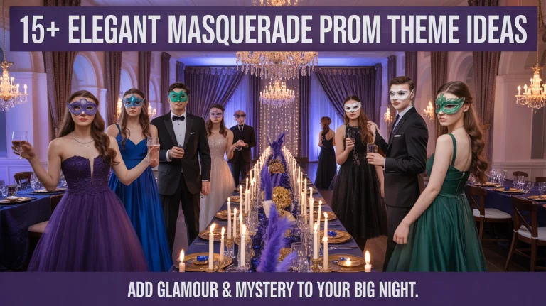 15+ Elegant Masquerade Prom Theme Ideas