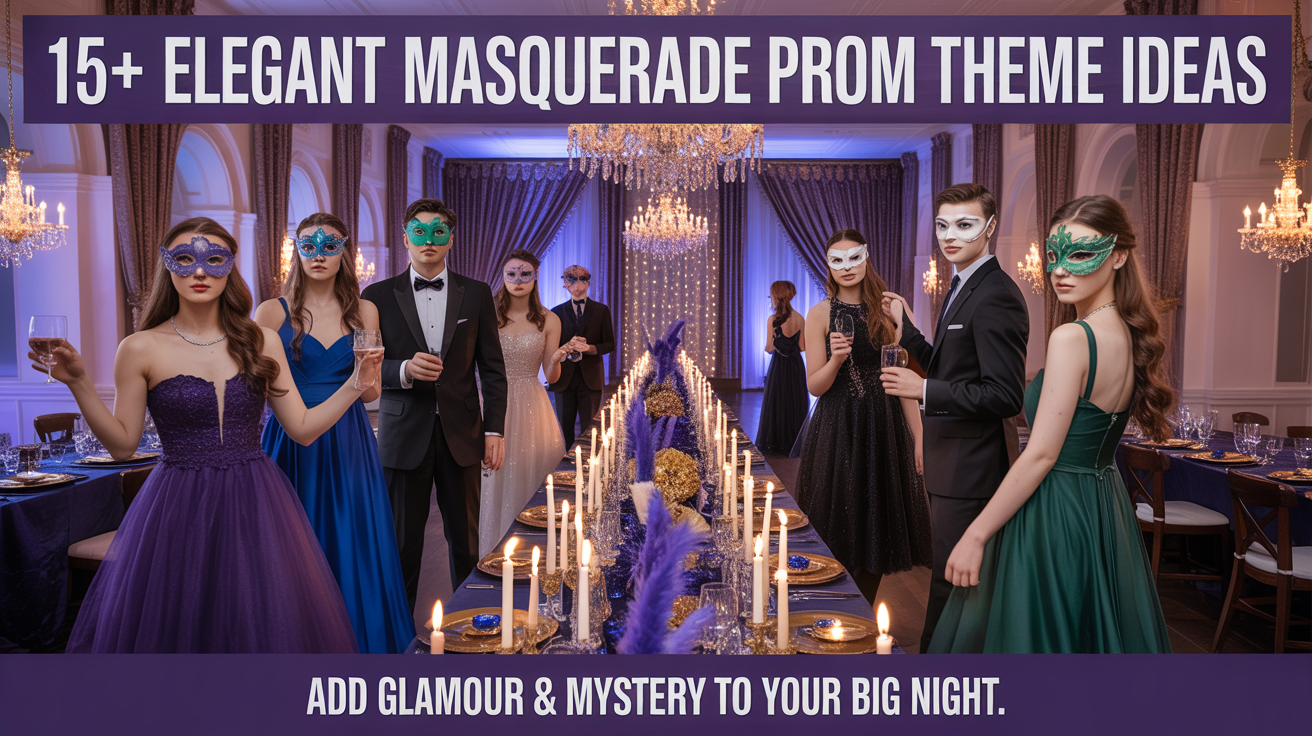 15+ Elegant Masquerade Prom Theme Ideas