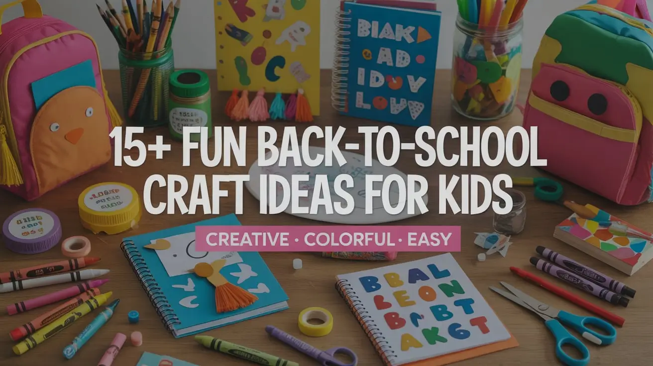 15+ Fun Back-to-School Craft Ideas for Kids