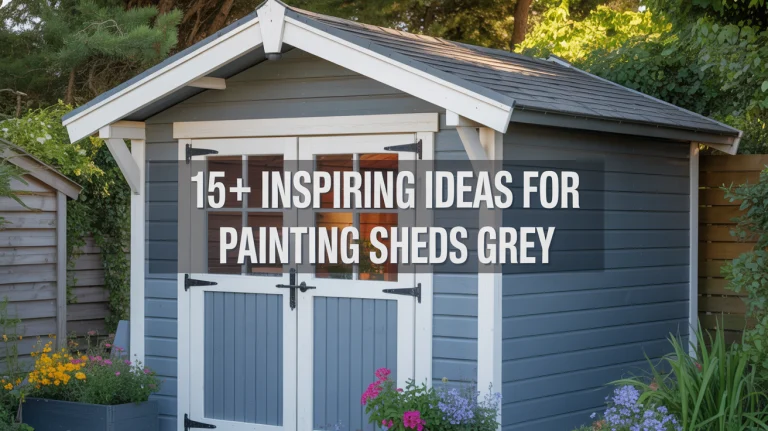 15+ Inspiring Ideas for Painting Sheds Grey
