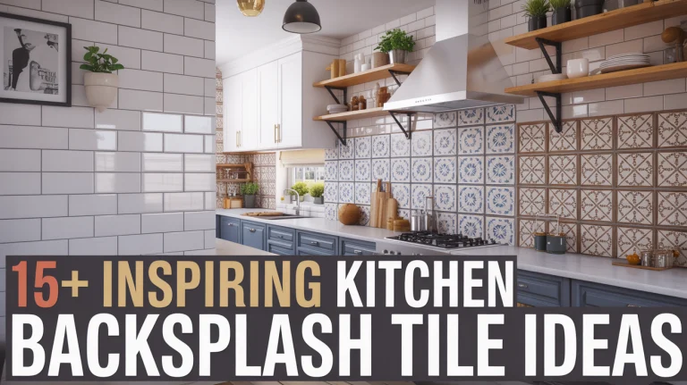 15+ Inspiring Kitchen Backsplash Tile Ideas